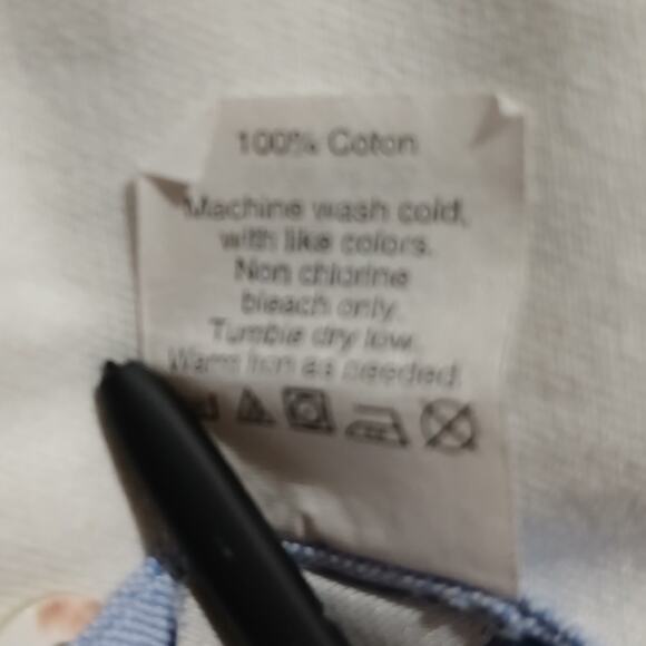 J Crew Women's sz 0 blue oxford half-button long-sleeve tunic blouse 100% cotton - Picture 9 of 11